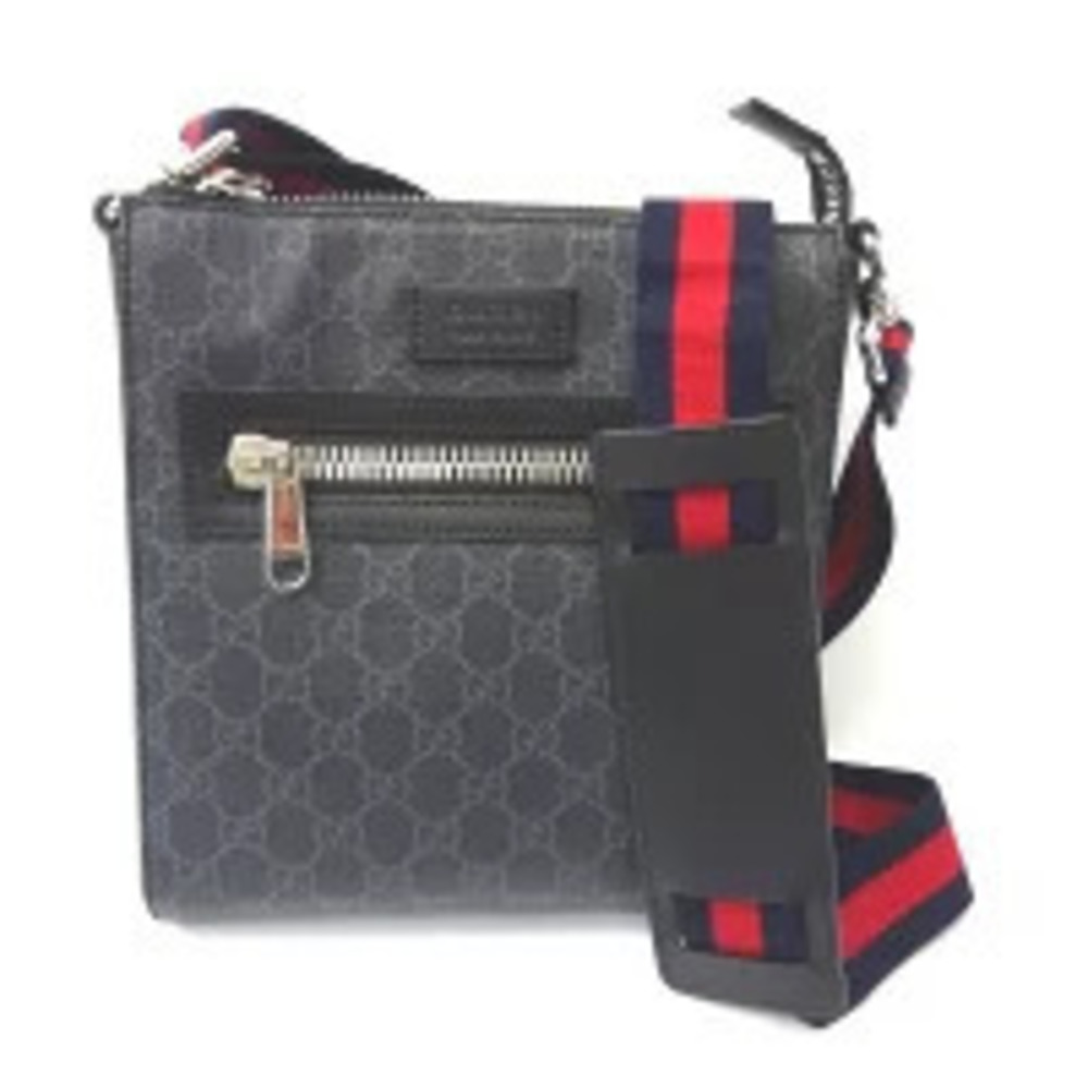 Gucci GG Supreme Shoulder Bag Black